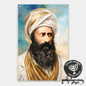 תמונת זכוכית מרהיבה בן איש חי רקע שמן דגם 121