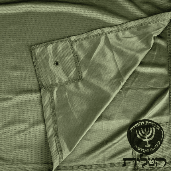 ציצית דרייפיט ירוק צבאי קשור דק