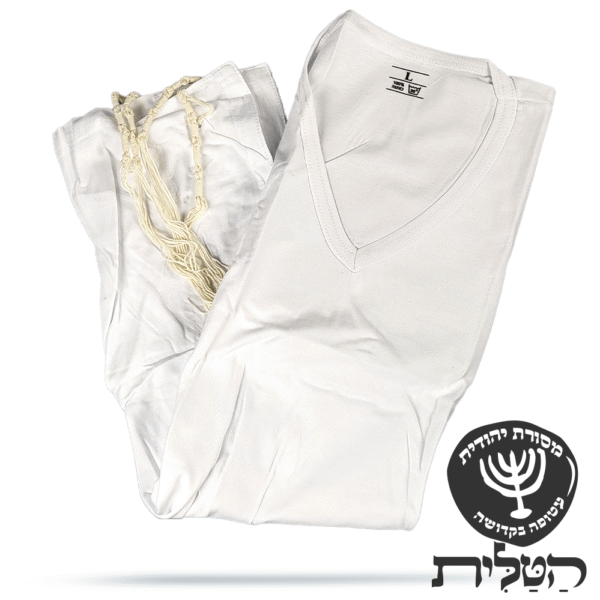 גופיה ציצית 100% כותנה ילדים קשור דק