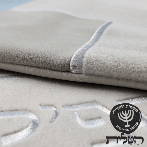 כיסוי תפילין וטלית זמש דגם ריבועים 6061