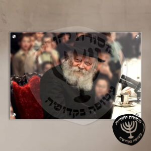 תמונת זכוכית הרבי מליובאוויטש דגם 23