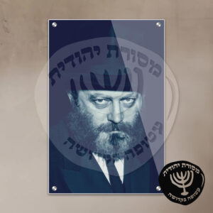 תמונת זכוכית הרבי מליובאוויטש דגם 28