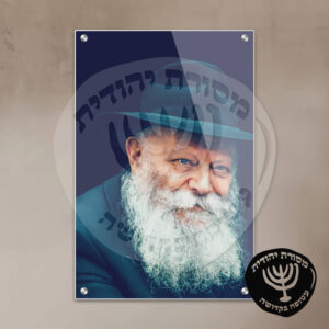 תמונת זכוכית הרבי מליובאוויטש דגם 29
